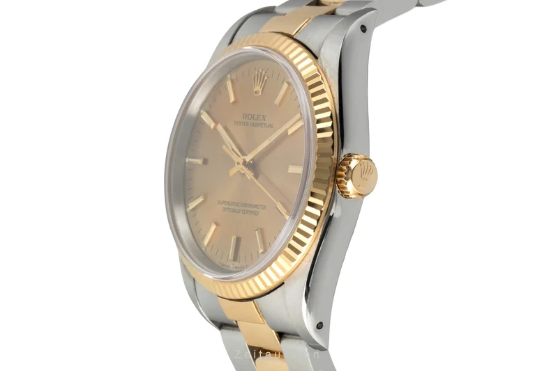 Rolex Oyster Perpetual steel / gold automatic men's watch 14233 [2603099]