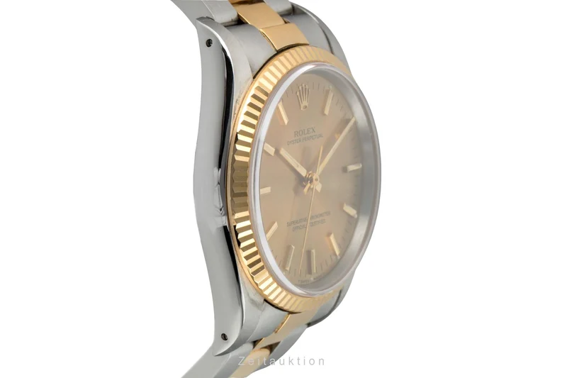 Rolex Oyster Perpetual steel / gold automatic men's watch 14233 [2603099]