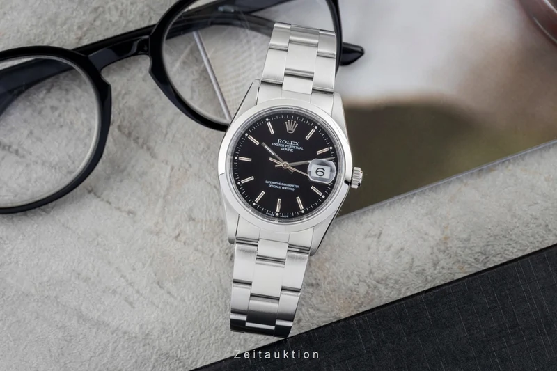 Rolex Date steel automatic men's watch 15200 [2603106]