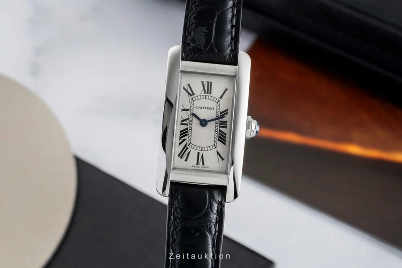 Cartier Tank Américaine steel quartz women's watch WSTA0043 [2603087]