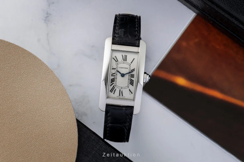 Cartier Tank Américaine steel quartz women's watch WSTA0043 [2603087]