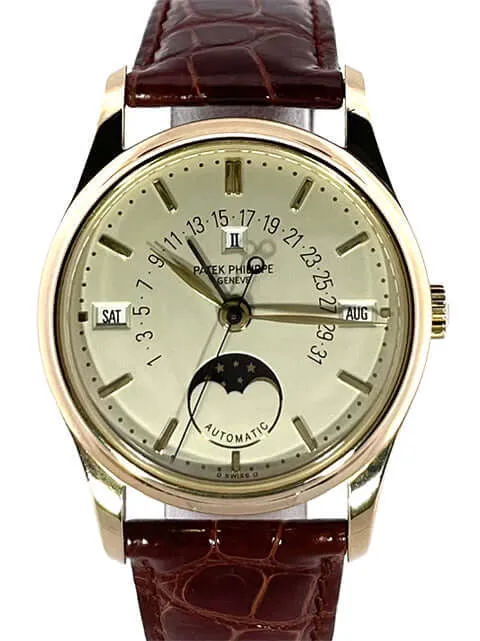 Patek Philippe Retrograde Perpetual Calendar Gelbgold 5050J