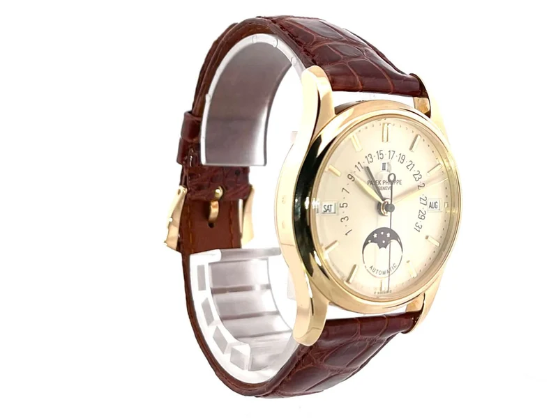 Patek Philippe Retrograde Perpetual Calendar Gelbgold 5050J