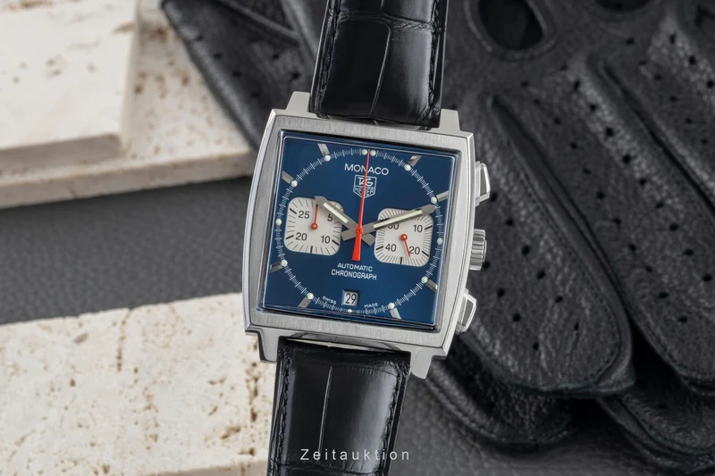 Tag Heuer Monaco chronograph steel automatic men's watch CW2113-0 [2602935]
