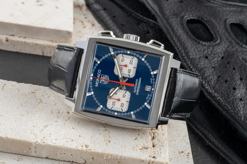 Tag Heuer Monaco chronograph steel automatic men's watch CW2113-0 [2602935]