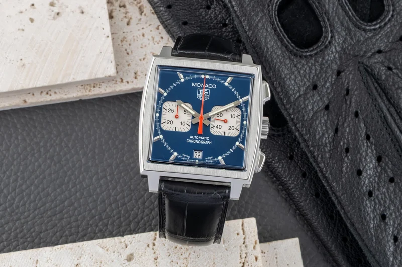 Tag Heuer Monaco chronograph steel automatic men's watch CW2113-0 [2602935]