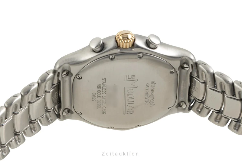 Ebel Le Modulor chronograph steel / gold automatic men's watch E1137241 [2602326]
