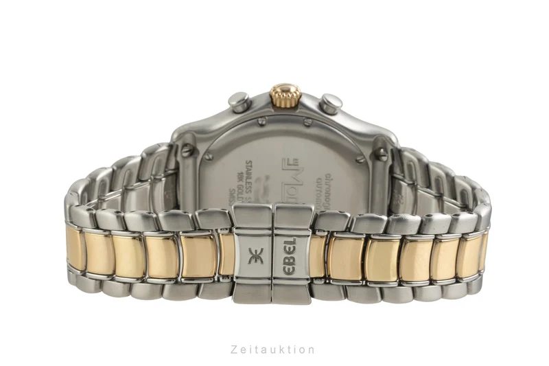 Ebel Le Modulor chronograph steel / gold automatic men's watch E1137241 [2602326]