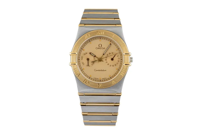 Omega Constellation steel / gold quartz men's watch 396.10.70 , 396.1080 Vintage [2602325]