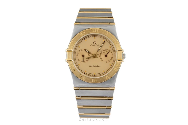 Omega Constellation steel / gold quartz men's watch 396.10.70 , 396.1080 Vintage [2602325]