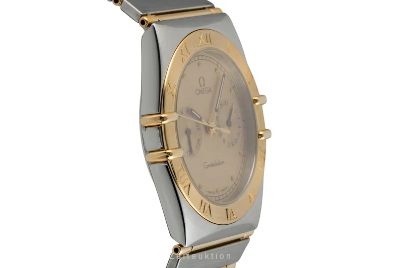 Omega Constellation steel / gold quartz men's watch 396.10.70 , 396.1080 Vintage [2602325]