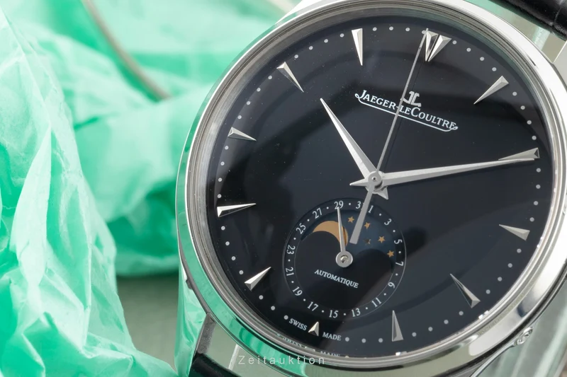 Jaeger LeCoultre Master Ultra Thin steel automatic men's watch Q1368470 , 176.8.64.S [2603105]