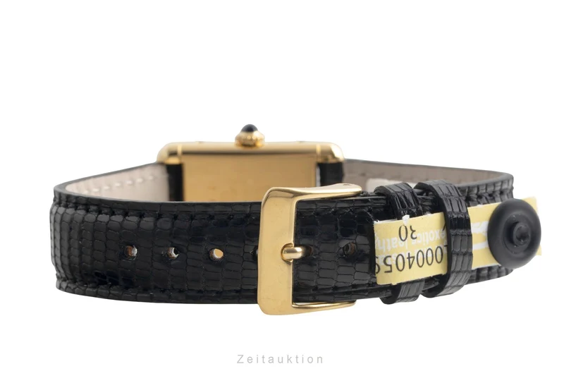 Cartier Tank silver-gilt manual winding women's watch [2602932]