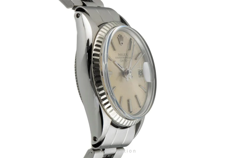 Rolex Lady Date steel / white gold automatic women's watch 6517 Vintage [2601397]