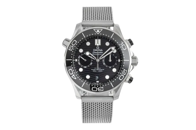 Omega Seamaster chronograph steel automatic men's watch 210.32.44.51.01.001 LP: 9000EUR [2602355]