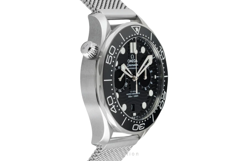 Omega Seamaster chronograph steel automatic men's watch 210.32.44.51.01.001 LP: 9000EUR [2602355]