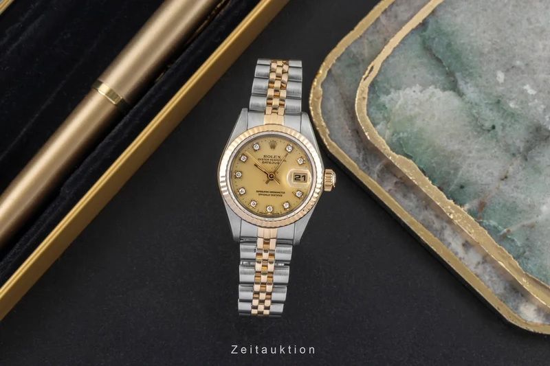 Rolex Lady Datejust steel / gold automatic women's watch 69173 [2602335]