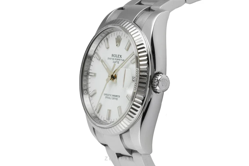 Rolex Datejust steel / white gold automatic men's watch 115234 [2603058]