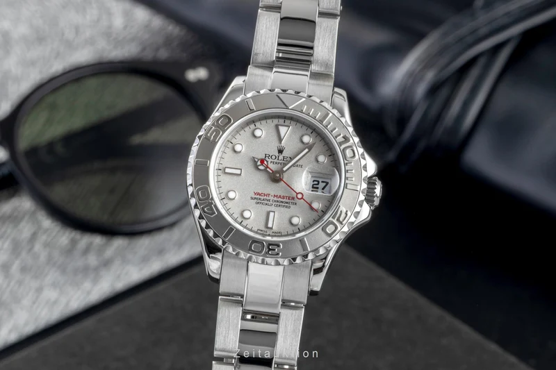 Rolex Yacht-Master steel / platinium automatic women's watch 169622 [2602998]