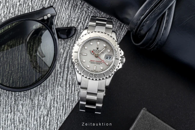 Rolex Yacht-Master steel / platinium automatic women's watch 169622 [2602998]