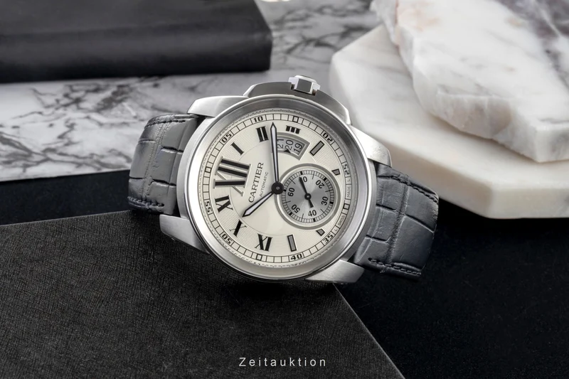 Cartier Calibre de Cartier steel automatic men's watch W7100037 [2600298]