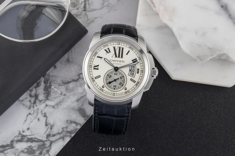 Cartier Calibre de Cartier steel automatic men's watch W7100037 [2600298]