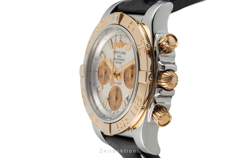 Breitling Chronomat 41 chronograph steel / gold automatic men's watch CB0140 [2602829]
