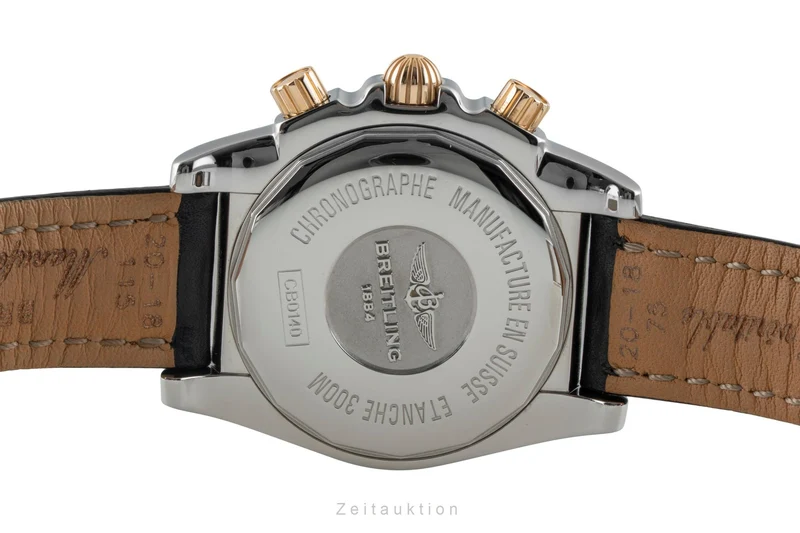 Breitling Chronomat 41 chronograph steel / gold automatic men's watch CB0140 [2602829]