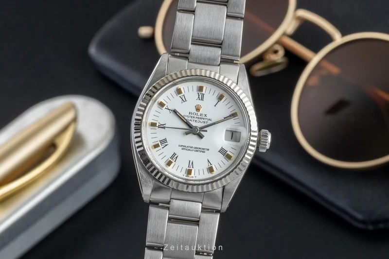 Rolex Datejust steel / white gold automatic women's watch 6827 Vintage [2602855]
