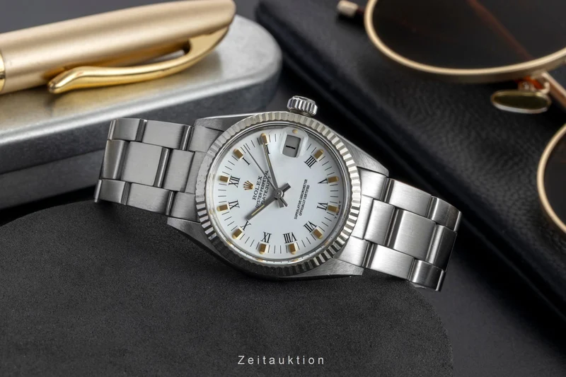 Rolex Datejust steel / white gold automatic women's watch 6827 Vintage [2602855]