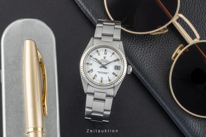 Rolex Datejust steel / white gold automatic women's watch 6827 Vintage [2602855]