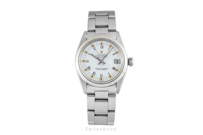 Rolex Datejust steel / white gold automatic women's watch 6827 Vintage [2602855]