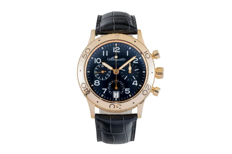 Breguet Type XX chronograph 18 ct gold automatic men's watch 3820 [2602147]