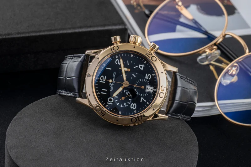 Breguet Type XX chronograph 18 ct gold automatic men's watch 3820 [2602147]