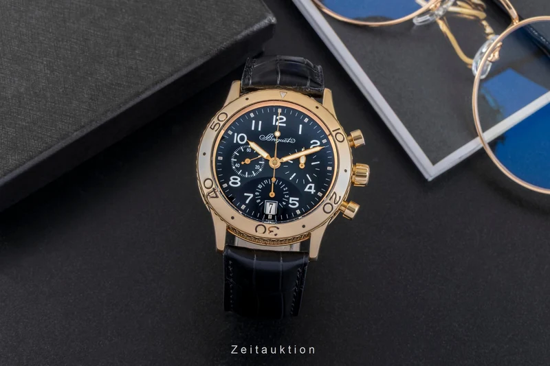 Breguet Type XX chronograph 18 ct gold automatic men's watch 3820 [2602147]