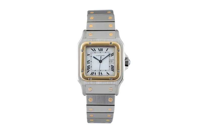 Cartier Santos steel / gold automatic men's watch 2961 [2602617]