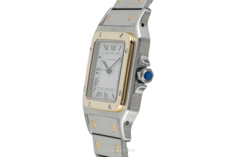 Cartier Santos steel / gold automatic men's watch 2961 [2602617]
