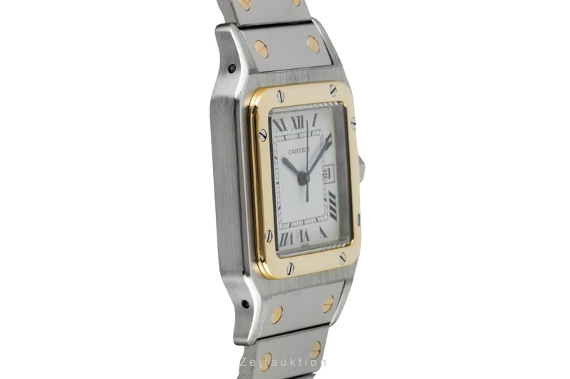 Cartier Santos steel / gold automatic men's watch 2961 [2602617]