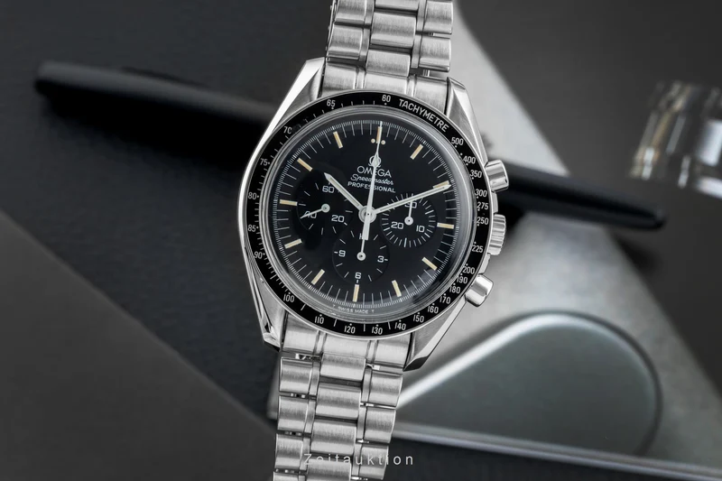 Omega Speedmaster Moonwatch chronograph steel manual winding men's watch 3590.50.00 LP: 7600EUR [2602995]