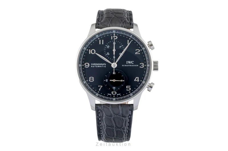 IWC Portugieser chronograph steel automatic men's watch IW371447 LP: 9100EUR [2600932]