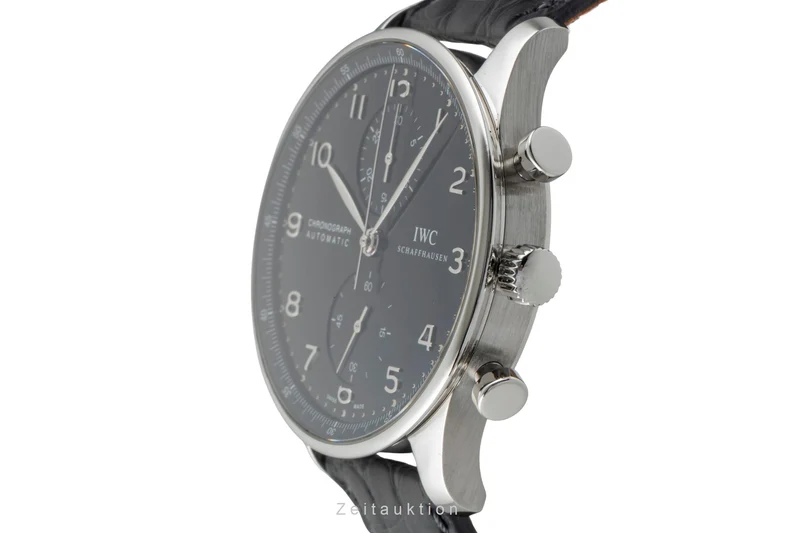 IWC Portugieser chronograph steel automatic men's watch IW371447 LP: 9100EUR [2600932]
