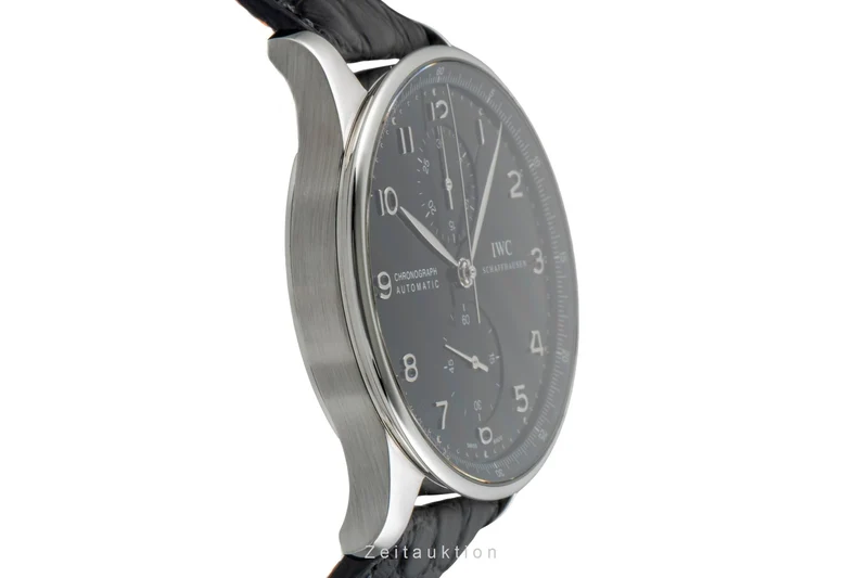 IWC Portugieser chronograph steel automatic men's watch IW371447 LP: 9100EUR [2600932]