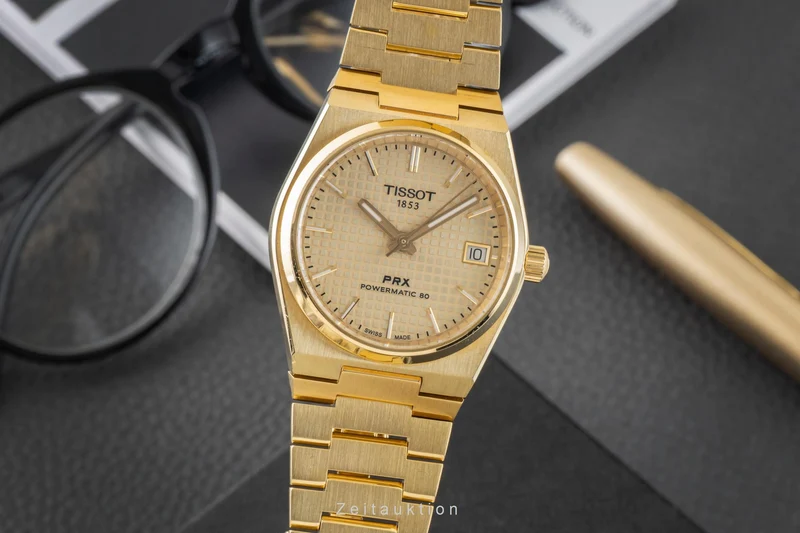 Tissot PRX gilt / steel automatic unisex T137.207.33.021.00 LP: 895EUR [2603166]