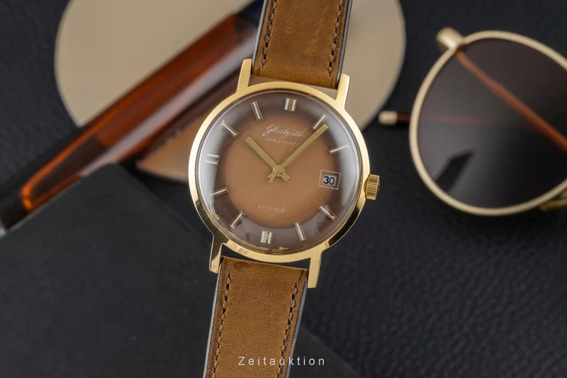 Glashütte Spezimatic gold-plated automatic men's watch Vintage [2600577]