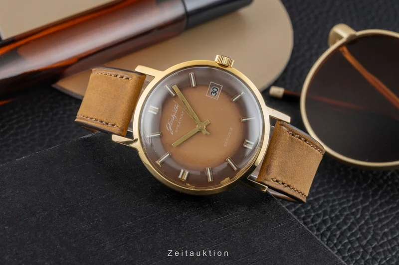 Glashütte Spezimatic gold-plated automatic men's watch Vintage [2600577]