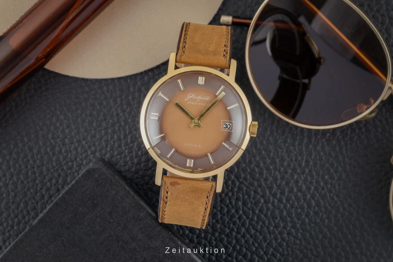 Glashütte Spezimatic gold-plated automatic men's watch Vintage [2600577]