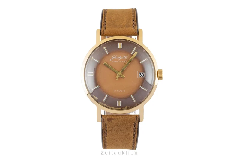 Glashütte Spezimatic gold-plated automatic men's watch Vintage [2600577]