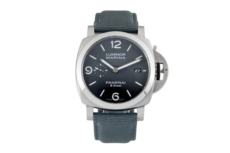 Panerai Luminor Marina steel automatic men's watch PAM01358 LP: 9600EUR [2602952]