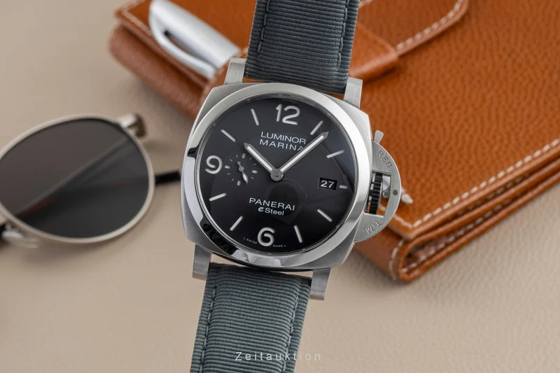 Panerai Luminor Marina steel automatic men's watch PAM01358 LP: 9600EUR [2602952]