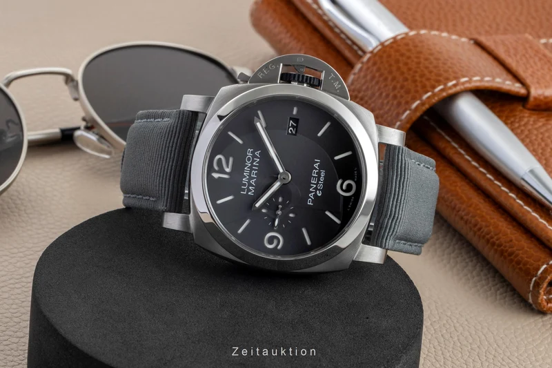 Panerai Luminor Marina steel automatic men's watch PAM01358 LP: 9600EUR [2602952]